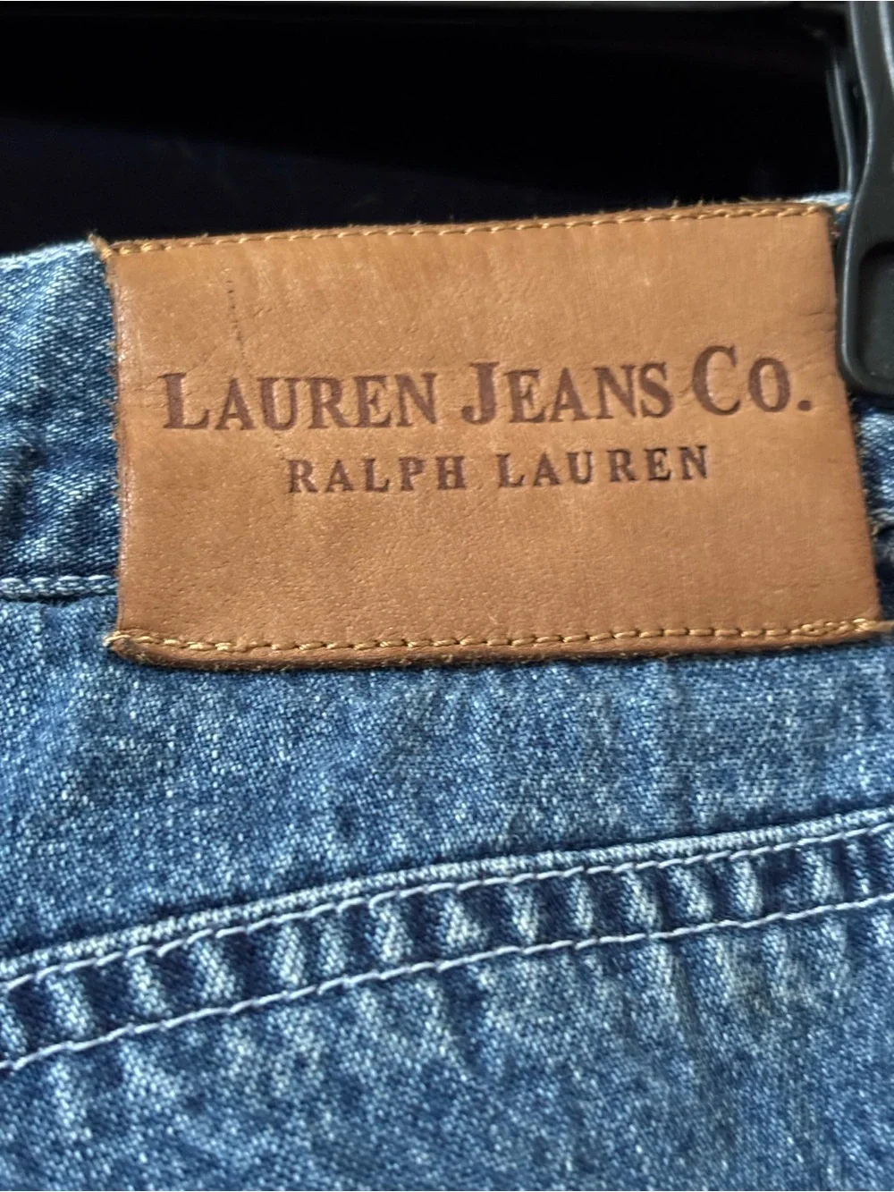 Lauren Ralph Lauren Blue Straight-Leg Jeans